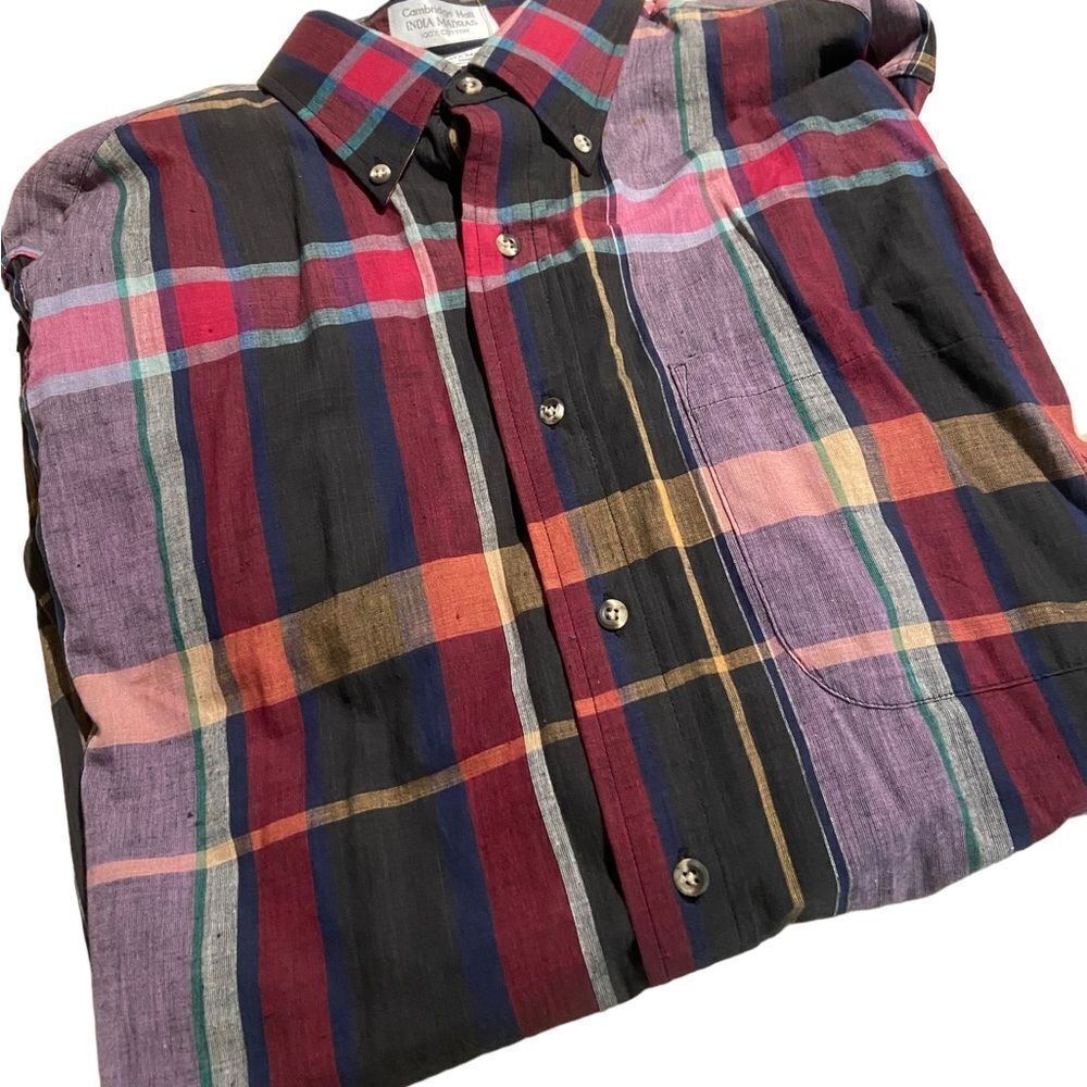 Cambridge Hall India Madras Career Club Tall Man size large perfect never worn 1